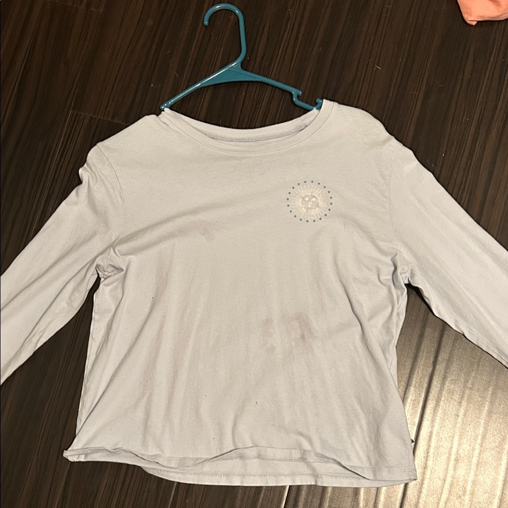 Hollister Kids Long Sleeve White Tee